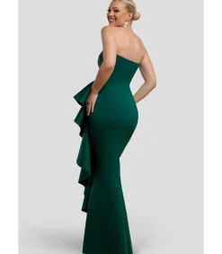 Maxi-jurk “Boobtube Peplum Waterfall Frill Maxi Dress” DAMES Jurken