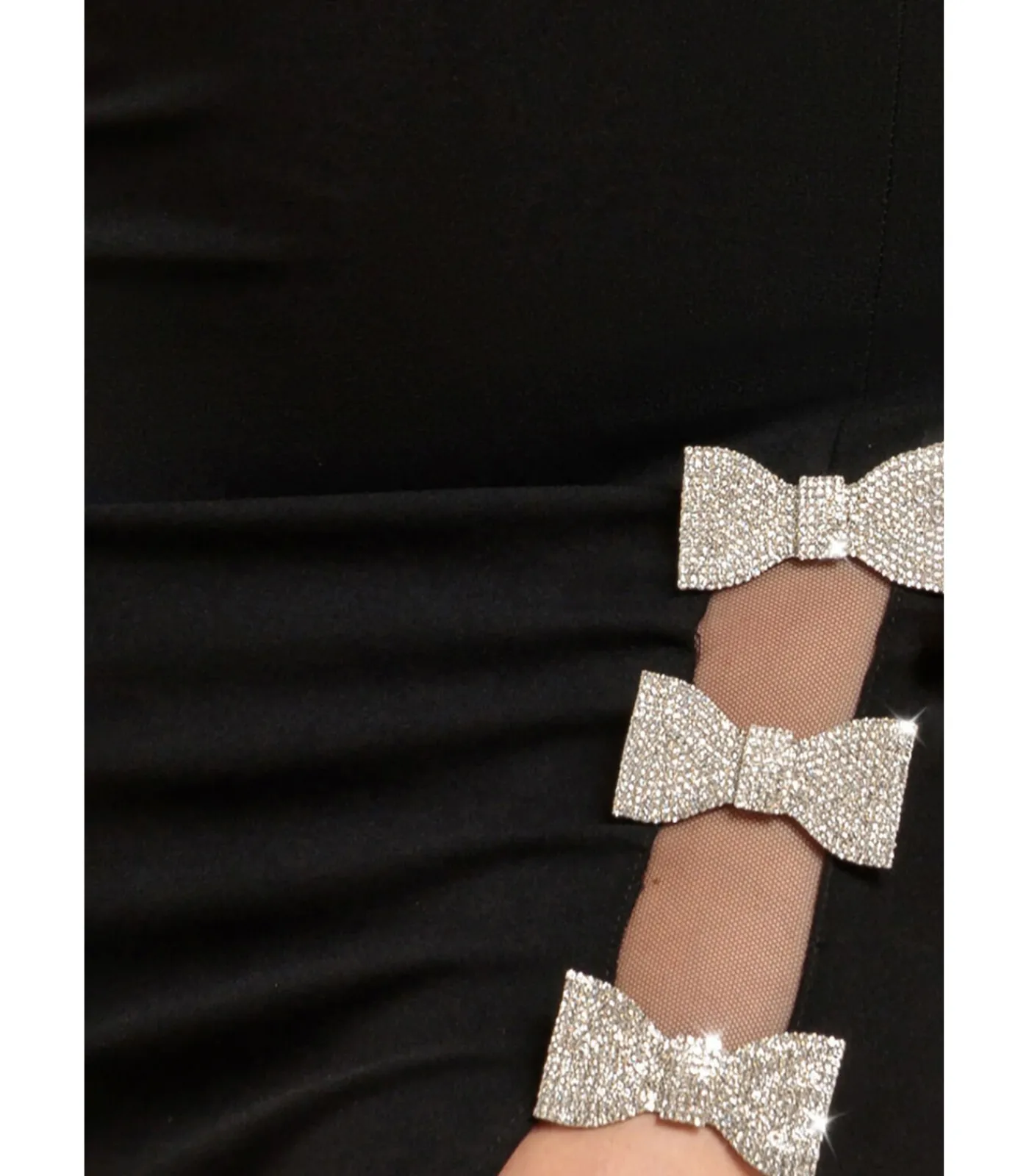 Discount Maxi-jurk “Diamante Brooch Thigh Split Mermaid Maxi Dress” DAMES Jurken