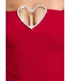 Sale Maxi-jurk “Diamante Heart Trim Evening Maxi Dress” DAMES Jurken