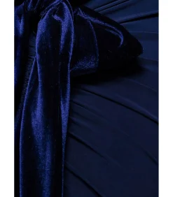 Discount Maxi-jurk “Open Back Cowl Neck Gathered Maxi Dress With Velvet Tie Back” DAMES Jurken