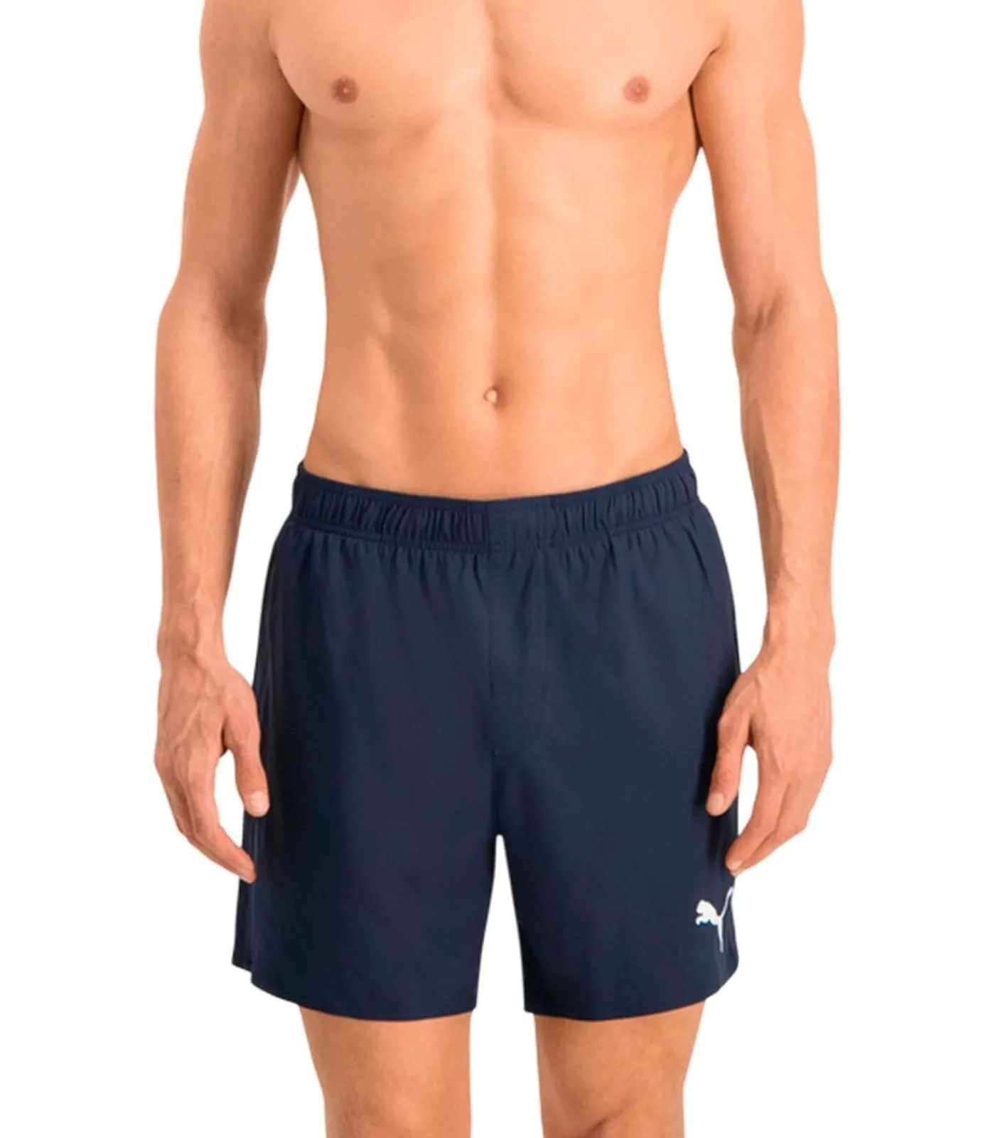 Online MEDIUM LENGTH - Zwembroek - Marineblauw Heren Badmode