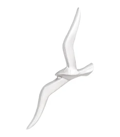 Best Meeuw 2 pcs Zilver Aluminium Decoratie