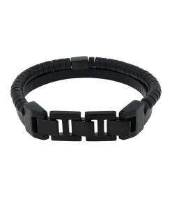 Clearance Mehrrei. Armband voor mannen, roestvrij staal, agaat Heren Armbanden