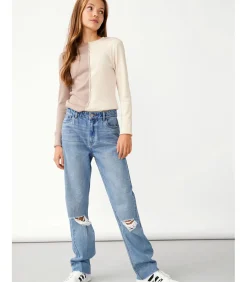 Kinderen name it Meisjesjeans Bizza Straight Diss