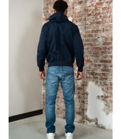 Heren Marshall Artist Meldon liteshell jacket - navy