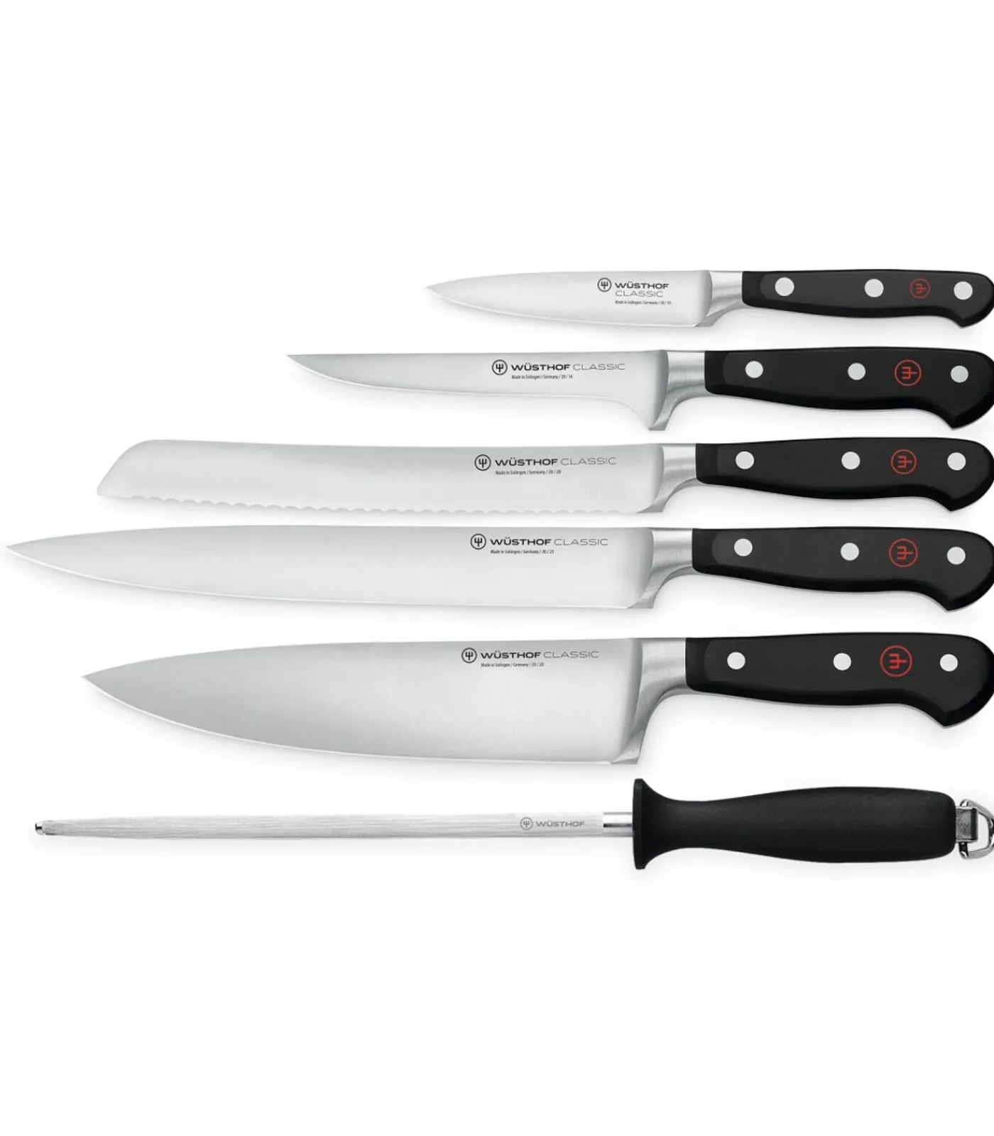 WÜSTHOF Messenset Classic 6-Delig