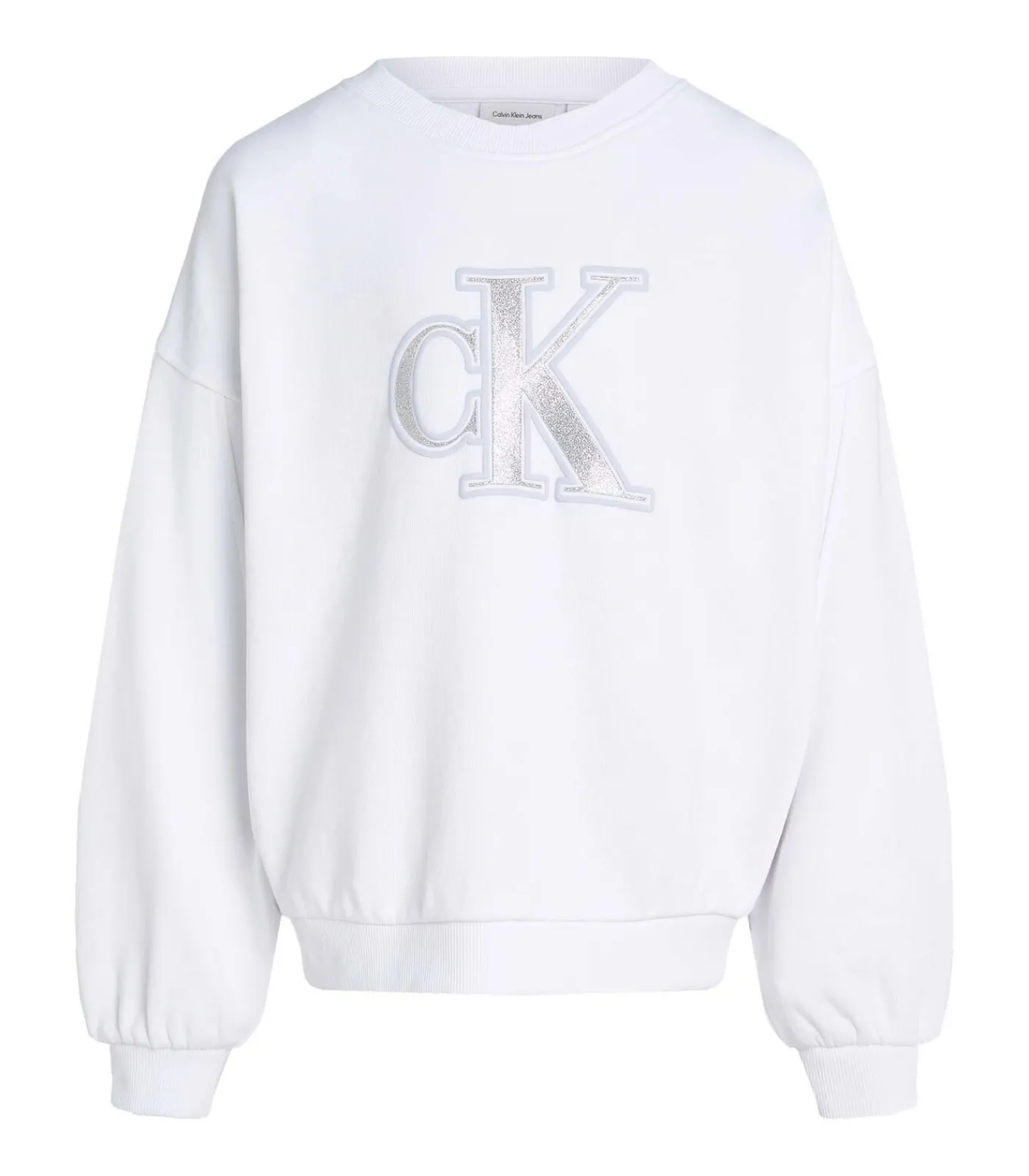 Outlet Metallic Ck Ls Cn Sweatshirt Kinderen Truien & Cardigans
