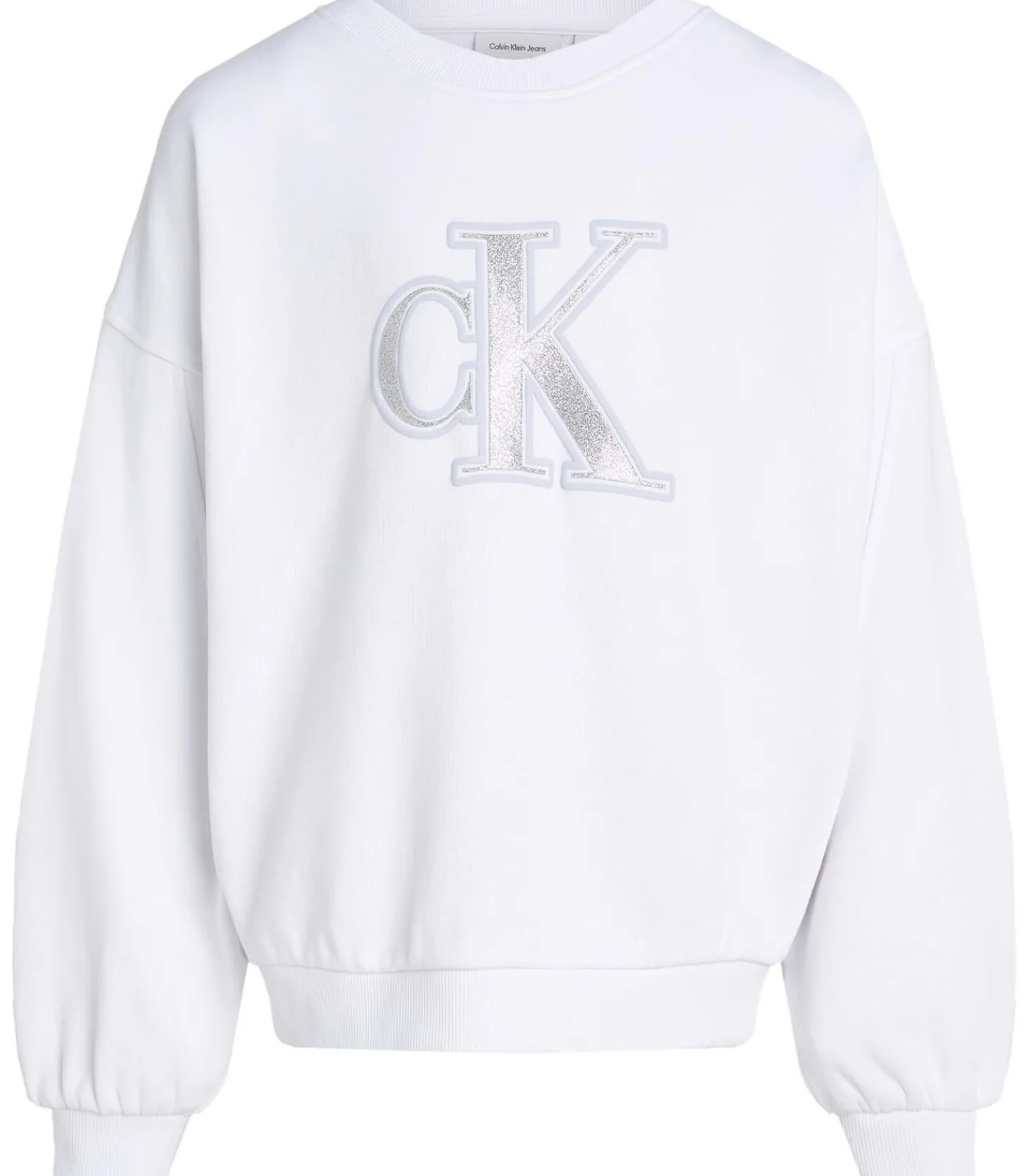 Outlet Metallic Ck Ls Cn Sweatshirt Kinderen Truien & Cardigans