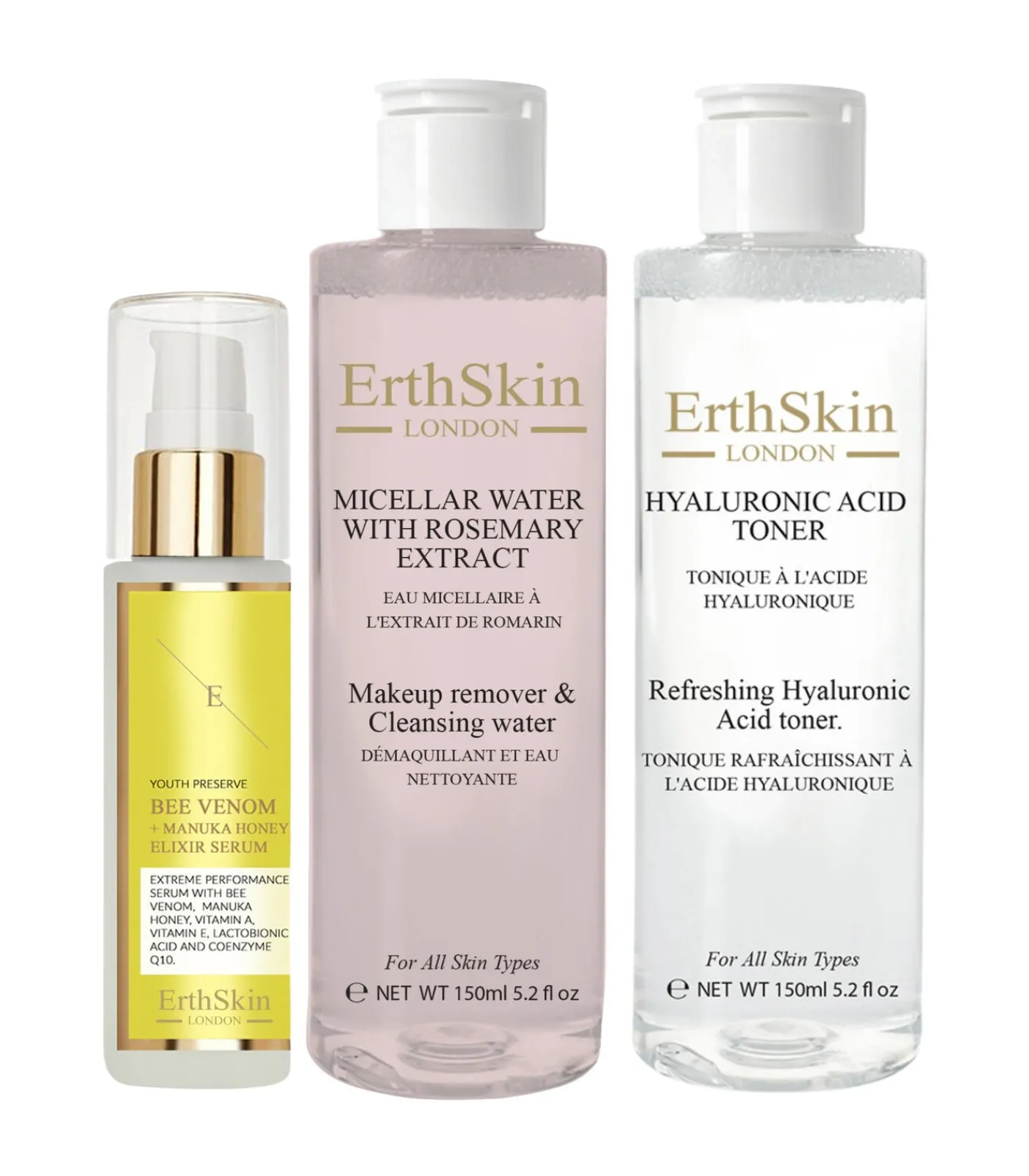 Sale Micellair water met rozemarijnextract + toner + elixirserum Gezicht Sets