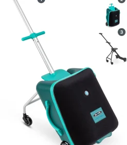 Best bagage ride-on koffer Eazy Forest Green kinder reiskoffer Reistassen