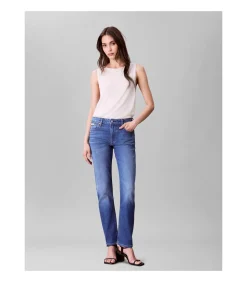 DAMES Calvin Klein Jeans Mid Rise Slim Indigo