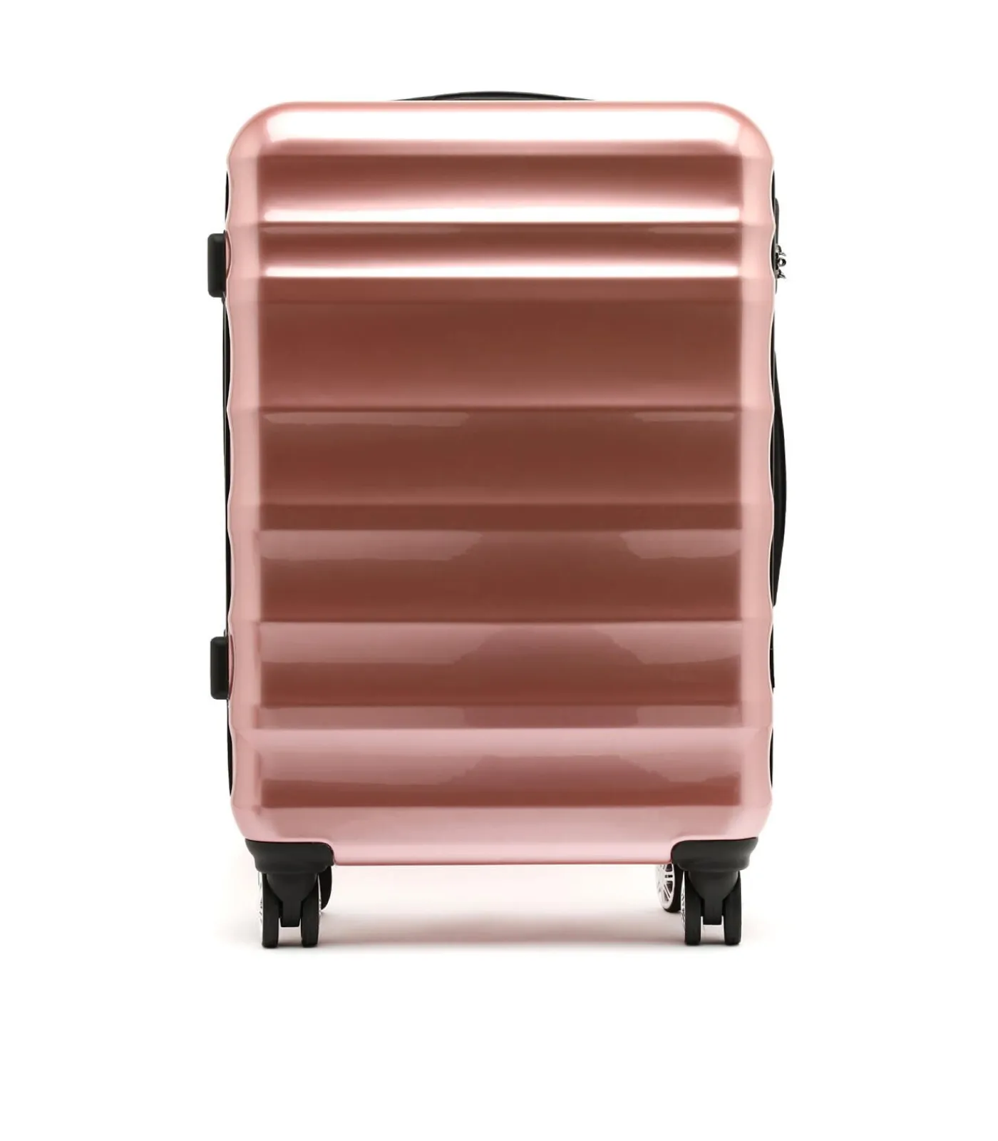 Outlet Middelgrote koffer Man London Roze Trolleys