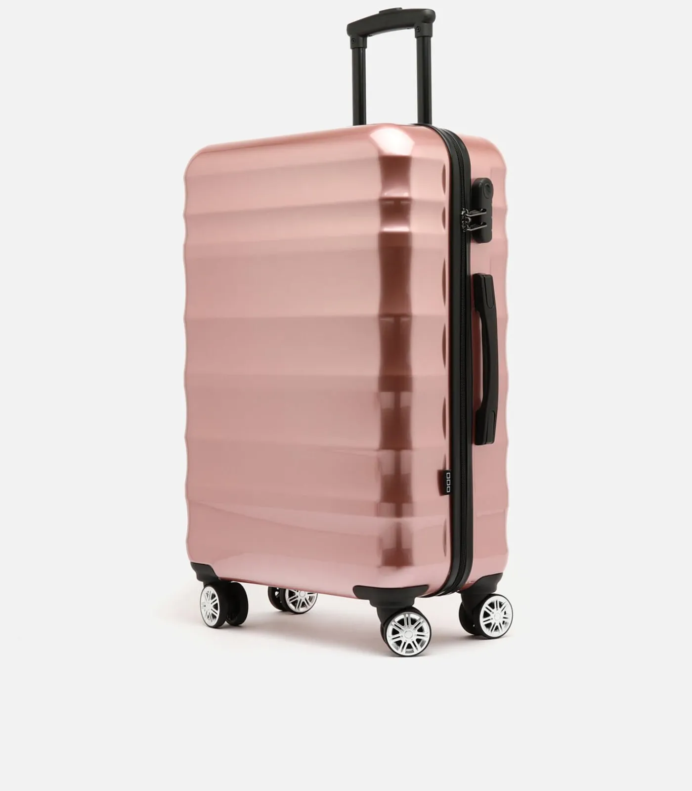 Outlet Middelgrote koffer Man London Roze Trolleys