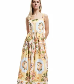 DAMES Koton Midi-jurk Vrouwen Bloemenprint Zomer