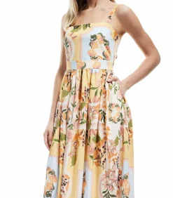DAMES Koton Midi-jurk Vrouwen Bloemenprint Zomer