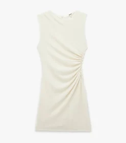 DAMES Koton Mini-jurk Mouwloos Gedrapeerd Slanke Pasvorm