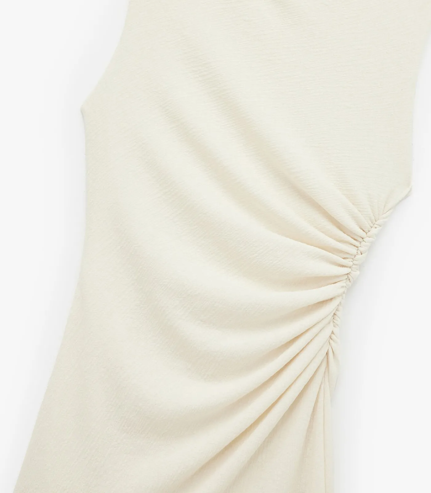 DAMES Koton Mini-jurk Mouwloos Gedrapeerd Slanke Pasvorm