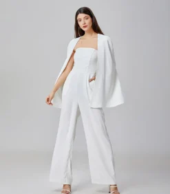 DAMES Smart & Joy Minimalistische bustier jumpsuit