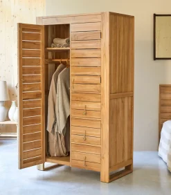 Tikamoon Minimalys - Hangkast van massief teakhout