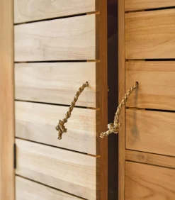 Tikamoon Minimalys - Hangkast van massief teakhout