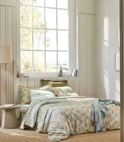 Blanc des Vosges MIX AND MATCH Celadon - Laken Satijn katoen