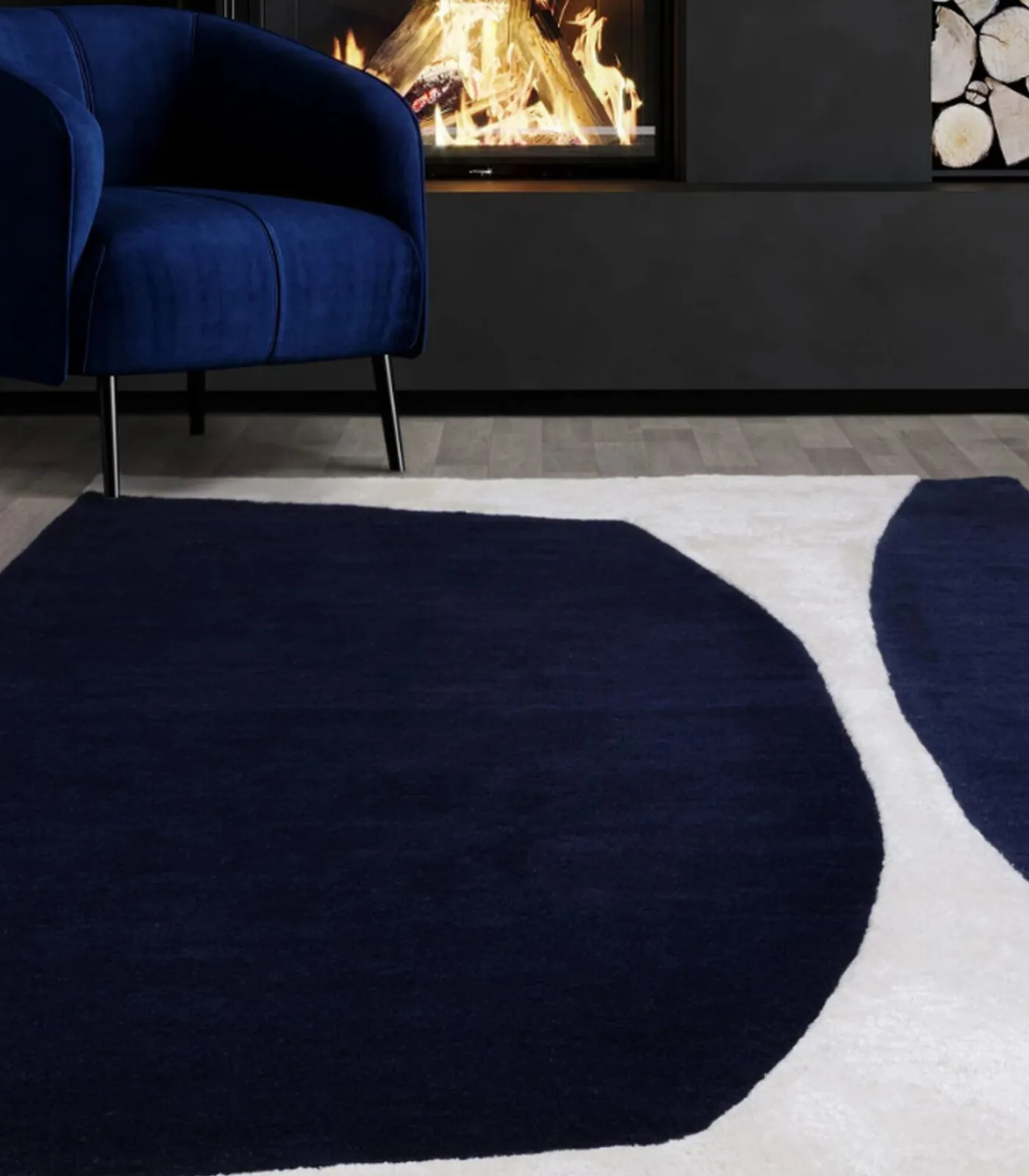 Discount Modern handgetuft wollen tapijt SAPHIR Tapijten