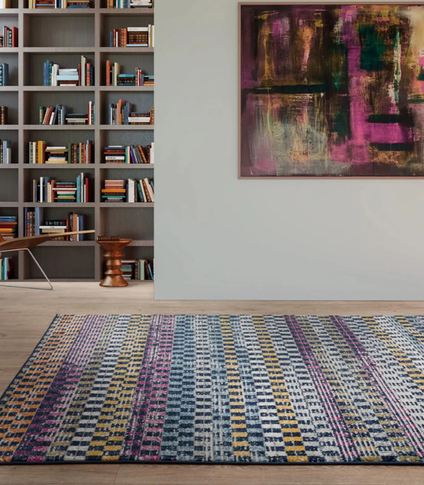 Novatrend Modern platgeweven tapijt CHESS