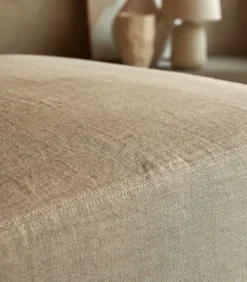 Clearance Modulaire loungestoel Nils in natuurlijk linnen, 1-zit Zetels