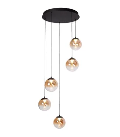 Atmooz Monza 5 - Hanglamp - Zwart