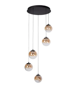 Atmooz Monza 5 - Hanglamp - Zwart