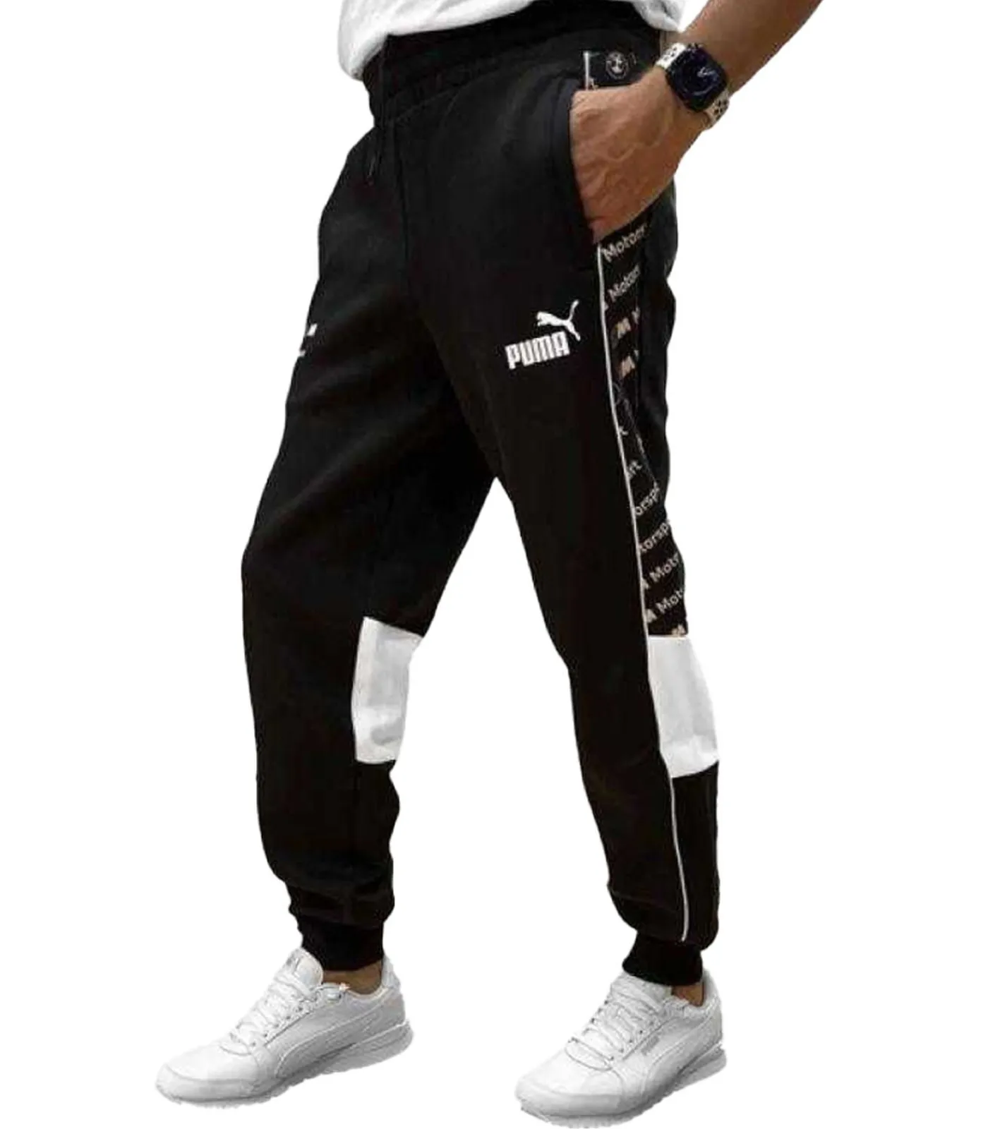 Heren PUMA MOTORSPORT - Joggingbroek - Zwart