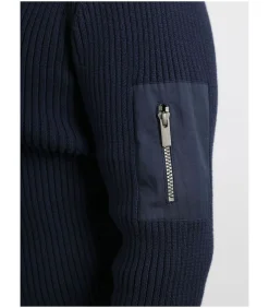 Hot Mou Trui Navy Heren Truien & Cardigans