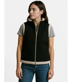 DAMES J&JOY Mouwloos damesjack met fleece binnenkant