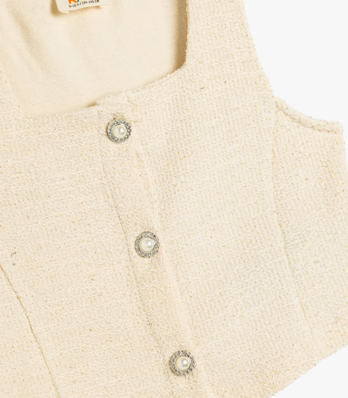 Kinderen Koton Mouwloos Vierkante kraag Blouse