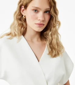 Outlet Mouwloze Asymmetrische V-hals Oversized Gilet DAMES Sportkledij