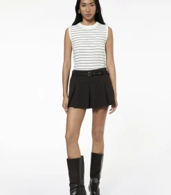 Discount Mouwloze gebreide blouse DAMES T-Shirts & Tops