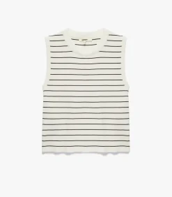 Discount Mouwloze gebreide blouse DAMES T-Shirts & Tops