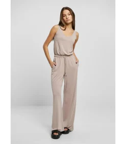 DAMES Urban Classics Mouwloze jumpsuit modal grote maten vrouwen