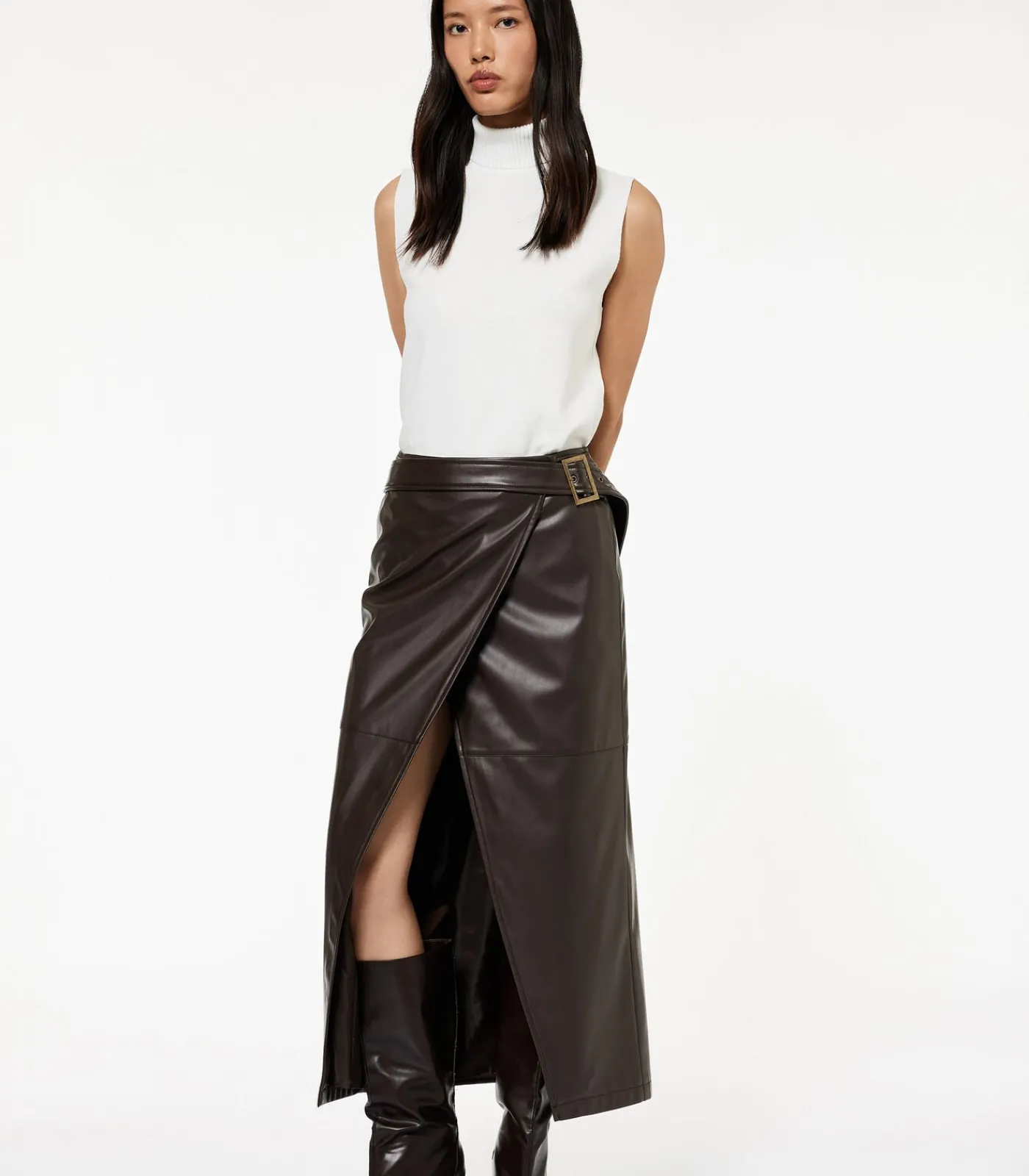 DAMES Koton Mouwloze Top Coltrui Ecru