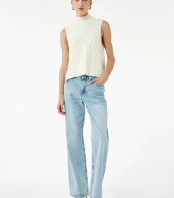 Clearance Mouwloze Trui Dik Yaka DAMES Sportkledij