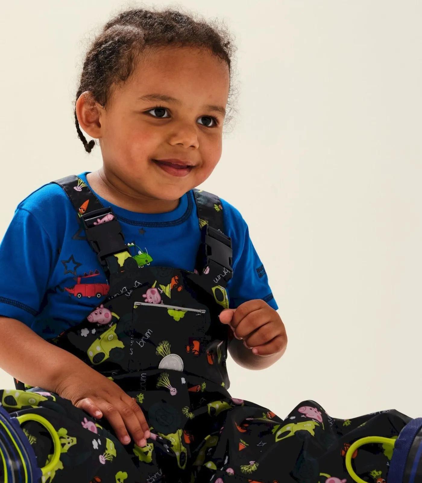 MUDDY PUDDLE - Tuinbroek - Marineblauw Kinderen Sportkledij