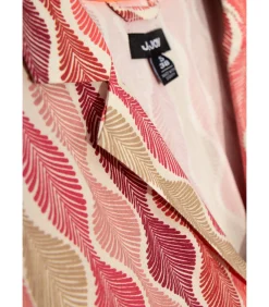 DAMES J&JOY jumpsuit met korte mouwen, bloemenprint en strik aan de taille