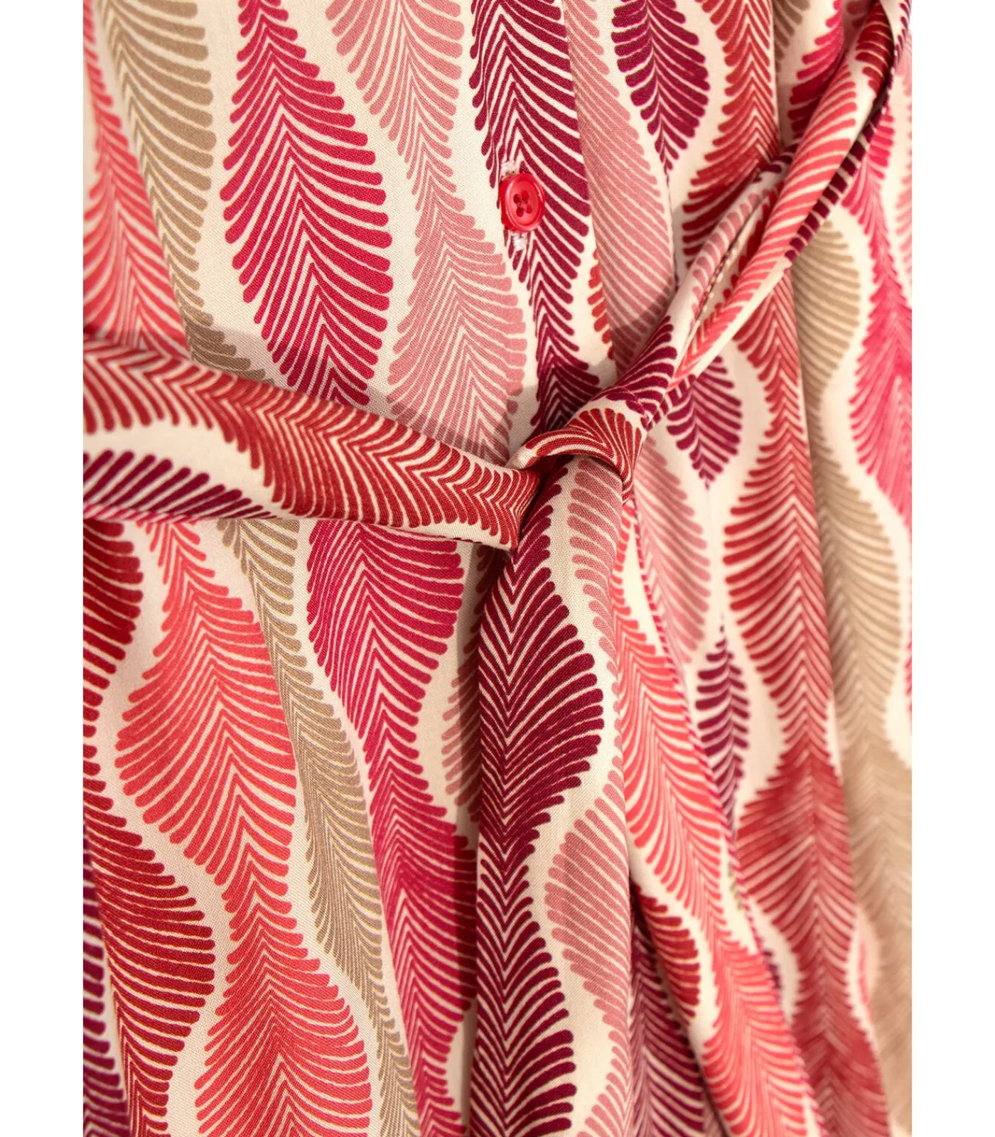 DAMES J&JOY jumpsuit met korte mouwen, bloemenprint en strik aan de taille