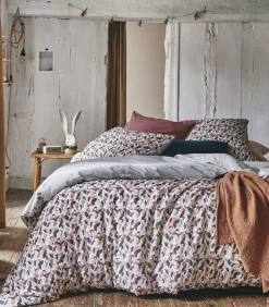 ESSIX Murmure - Dekbedovertrek in katoen perkal met print 240x220cm