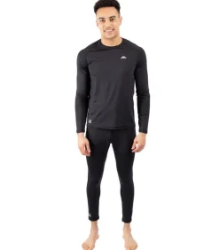 New NATE - Vest - Zwart Heren Thermisch Ondergoed