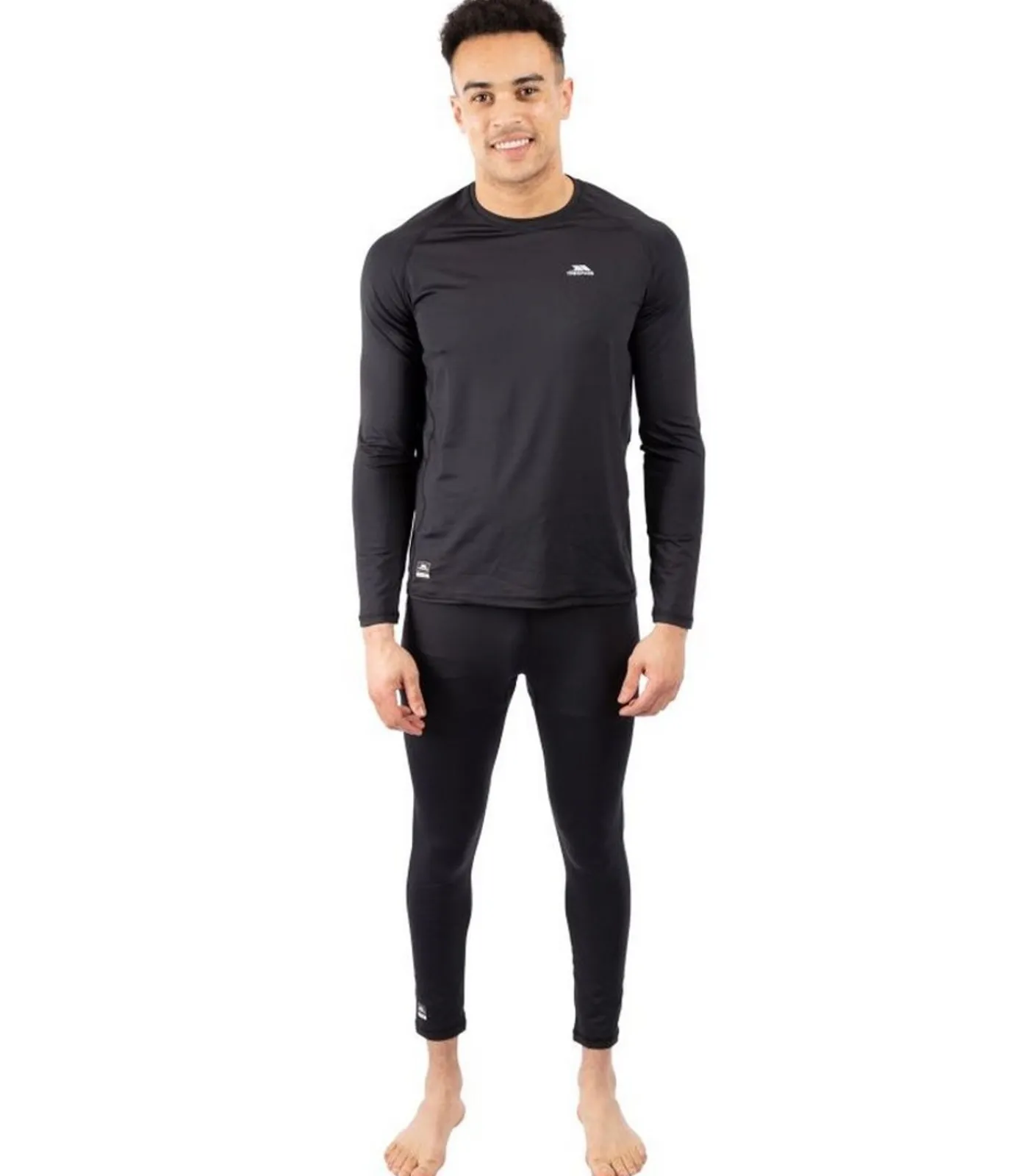 New NATE - Vest - Zwart Heren Thermisch Ondergoed