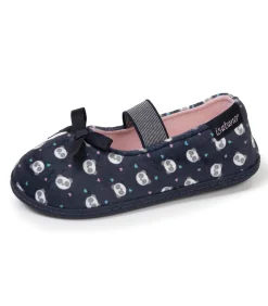 Kinderen ISOTONER Navy panda pantoffels voor kinderen