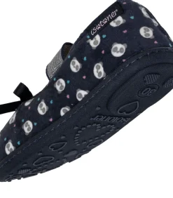 Kinderen ISOTONER Navy panda pantoffels voor kinderen