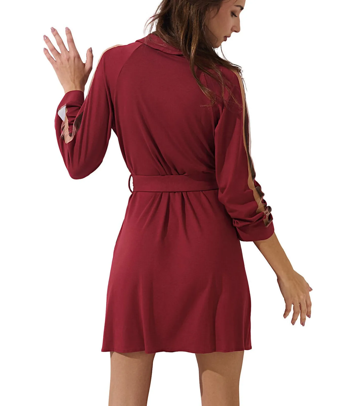 Online Negligé met lange mouwen Gloriosa DAMES Badjassen