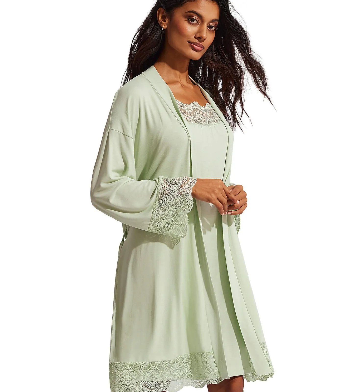 Discount Negligé van kant Matilda DAMES Badjassen